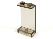 Plaatje in Gallery viewer laden, LEGO® los onderdeel Paneel in kleur Doorzichtig Zwart 2362a