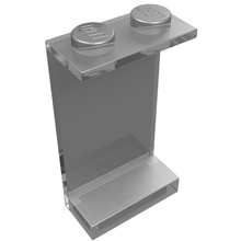 Plaatje in Gallery viewer laden, LEGO® los onderdeel Paneel in kleur Doorzichtig Zwart 2362a