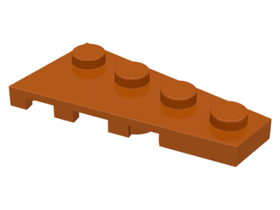 LEGO® los onderdeel Wig Plaat in kleur Donker Oranje 41769