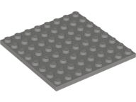 LEGO® los onderdeel Plaat Algemeen Donkergrijs 41539