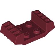 LEGO® los onderdeel Plaat Aangepast Donkerrood 41862