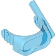 LEGO® Hoofddeksel Accessoire Doorzichtig Donkerblauw 30090