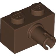 LEGO® los onderdeel Steen Aangepast in kleur Bruin 2458