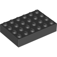 Plaatje in Gallery viewer laden, LEGO® los onderdeel Steen in kleur Zwart 2356