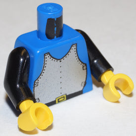LEGO® los onderdeel Lijf met Motief in kleur Blauw 973p40c01