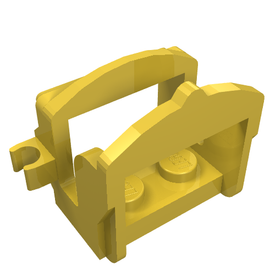 LEGO® los onderdeel Dier Accessoire in kleur Geel 4491b