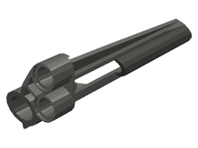 Plaatje in Gallery viewer laden, LEGO® los onderdeel Technisch Paneel Parel Donkergrijs 32534