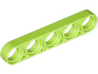 LEGO® los onderdeel Technische Hefbalk in kleur Limoen 32017