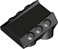 Plaatje in Gallery viewer laden, LEGO® los onderdeel Steen Aangepast in kleur Zwart 30603