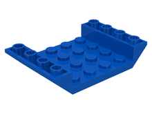 Plaatje in Gallery viewer laden, LEGO® los onderdeel Dakpan Omgekeerd in kleur Blauw 30283