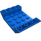 LEGO® los onderdeel Dakpan Omgekeerd in kleur Blauw 30283