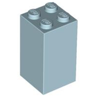 LEGO® los onderdeel Steen in kleur Lichtblauw 30145