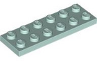 LEGO® los onderdeel Plaat Algemeen in kleur Aqua 3795