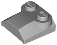 LEGO® onderdeel Dakpan Gebogen Licht Blauwachtig Grijs 41855