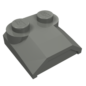LEGO® Dakpan Gebogen Donker Blauwachtig Grijs 41855