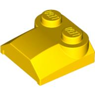 Plaatje in Gallery viewer laden, LEGO® los onderdeel Dakpan Gebogen in kleur Geel 41855