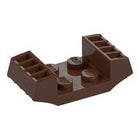 LEGO® los onderdeel Plaat Aangepast in kleur Bruin 41862