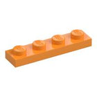 LEGO® los onderdeel Plaat Algemeen Medium Oranje 3710