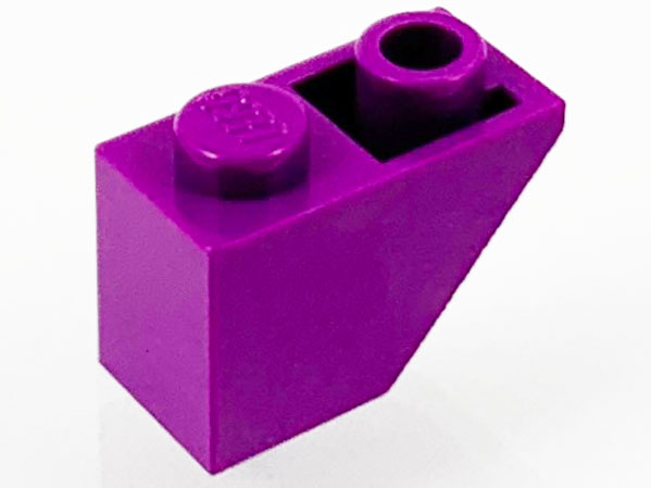LEGO® los onderdeel Dakpan Omgekeerd in kleur Paars 3665