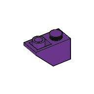 Plaatje in Gallery viewer laden, LEGO® los onderdeel Dakpan Omgekeerd in kleur Paars 3665