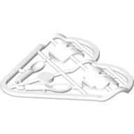 Plaatje in Gallery viewer laden, LEGO® los onderdeel Belville in kleur Wit 30111