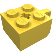 Plaatje in Gallery viewer laden, LEGO® los onderdeel Scharnier in kleur Geel 30389b