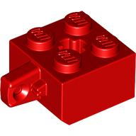 LEGO® los onderdeel Scharnier in kleur Rood 30389b
