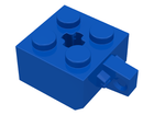 LEGO® los onderdeel Scharnier in kleur Blauw 30389b