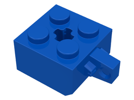 LEGO® los onderdeel Scharnier in kleur Blauw 30389b