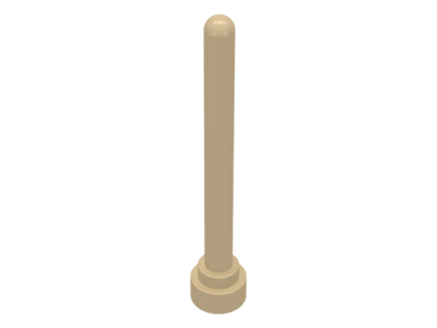 LEGO® los onderdeel Antenne in kleur Geelbruin 3957