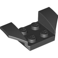 Plaatje in Gallery viewer laden, LEGO® los onderdeel Spatbord in kleur Zwart 41854