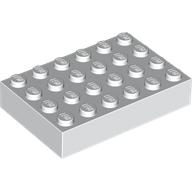 LEGO® los onderdeel Steen in kleur Wit 2356