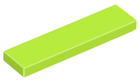 LEGO® los onderdeel Tegel Algemeen in kleur Limoen 2431