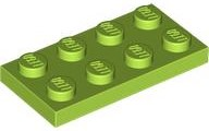 LEGO® los onderdeel Plaat Algemeen in kleur Limoen 3020