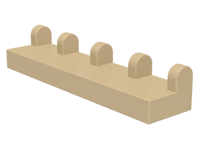 LEGO® los onderdeel Scharnier in kleur Geelbruin 4625