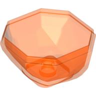 LEGO® los onderdeel Rots Doorzichtig Neon Oranje 30294