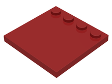 Plaatje in Gallery viewer laden, LEGO® los onderdeel Tegel Aangepast in kleur Donkerrood 6179