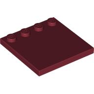 LEGO® los onderdeel Tegel Aangepast in kleur Donkerrood 6179