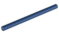 Plaatje in Gallery viewer laden, LEGO® los onderdeel Slang Geribbeld Donkerblauw 78c14
