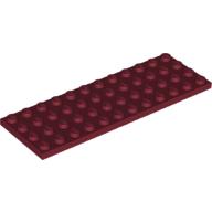 Plaatje in Gallery viewer laden, LEGO® los onderdeel Plaat Algemeen in kleur Donkerrood 3029