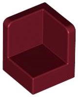 LEGO® los onderdeel Paneel in kleur Donkerrood 6231