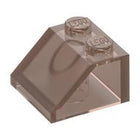 LEGO® los onderdeel Dakpan Algemeen Doorzichtig Zwart 3039