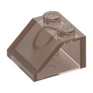 LEGO® los onderdeel Dakpan Algemeen Doorzichtig Zwart 3039
