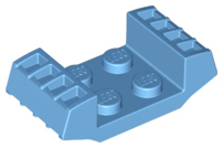 LEGO® los onderdeel Plaat Aangepast Medium Blauw 41862
