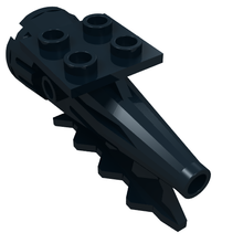 Plaatje in Gallery viewer laden, LEGO® los onderdeel Staart in kleur Zwart 4746