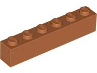 LEGO® los onderdeel Steen in kleur Donker Oranje 3009
