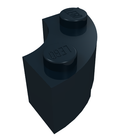 LEGO® los onderdeel Steen Rond in kleur Zwart 3063