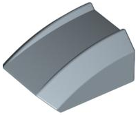 Plaatje in Gallery viewer laden, LEGO® los onderdeel Dakpan Gebogen in kleur Zandblauw 30602