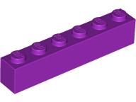 LEGO® los onderdeel Steen in kleur Paars 3009