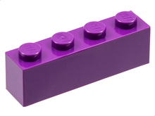 Plaatje in Gallery viewer laden, LEGO® los onderdeel Steen in kleur Paars 3010